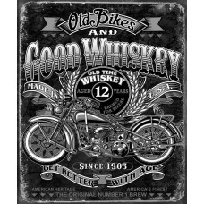 Good Whiskey. Tin Sign